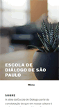 Mobile Screenshot of escoladedialogo.com.br